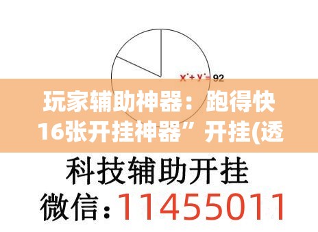 玩家辅助神器：跑得快16张开挂神器”开挂(透视)辅助教程