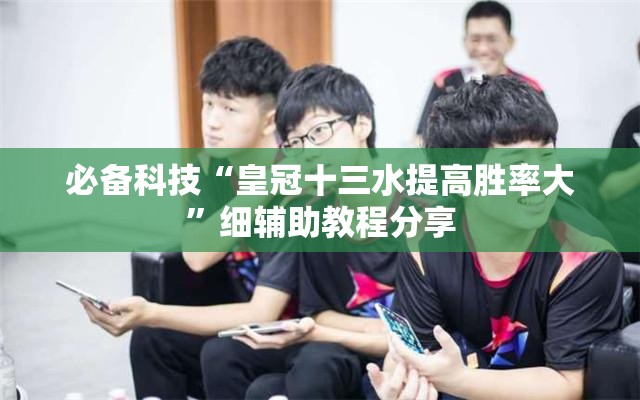 必备科技“皇冠十三水提高胜率大”细辅助教程分享