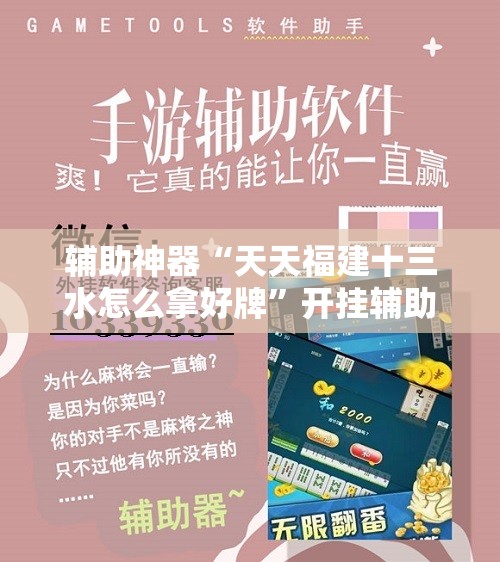 辅助神器“天天福建十三水怎么拿好牌”开挂辅助脚本+详细开挂安装教程