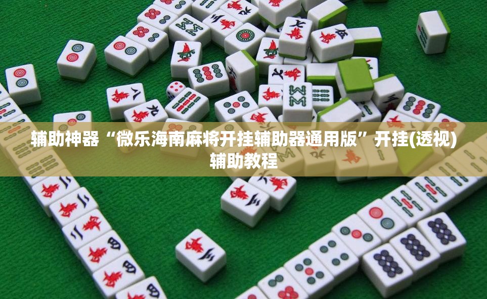 辅助神器“微乐海南麻将开挂辅助器通用版”开挂(透视)辅助教程