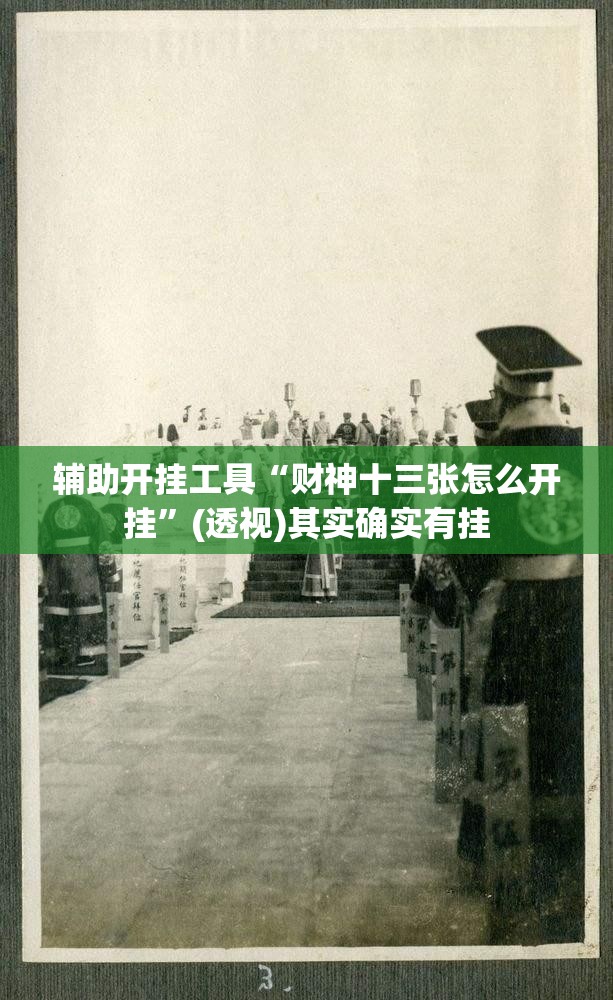 辅助开挂工具“财神十三张怎么开挂”(透视)其实确实有挂