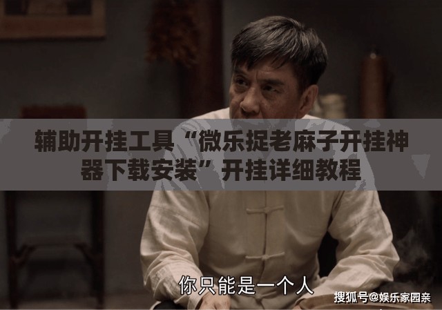 辅助开挂工具“微乐捉老麻子开挂神器下载安装”开挂详细教程