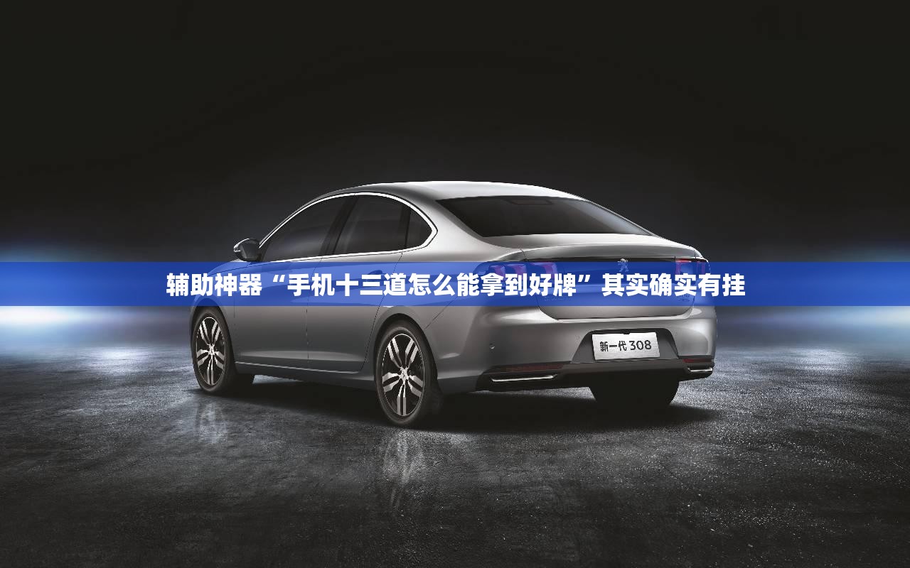 辅助神器“手机十三道怎么能拿到好牌	”其实确实有挂