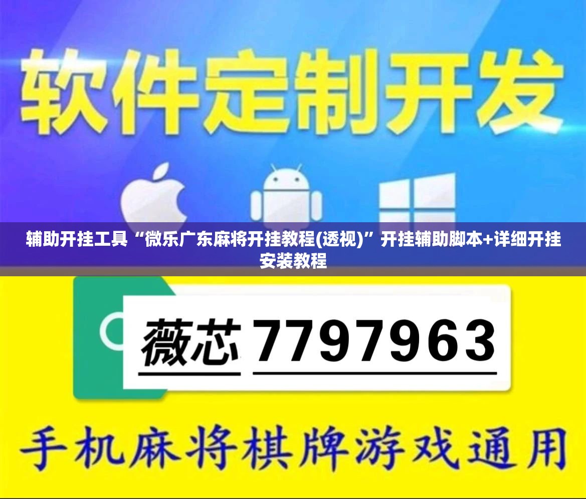 辅助开挂工具“微乐广东麻将开挂教程(透视)”开挂辅助脚本+详细开挂安装教程