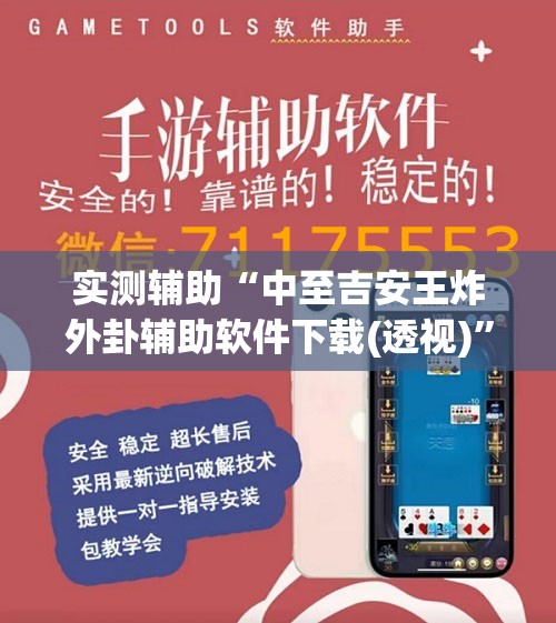 实测辅助“中至吉安王炸外卦辅助软件下载(透视)”开挂辅助脚本+详细开挂安装教程
