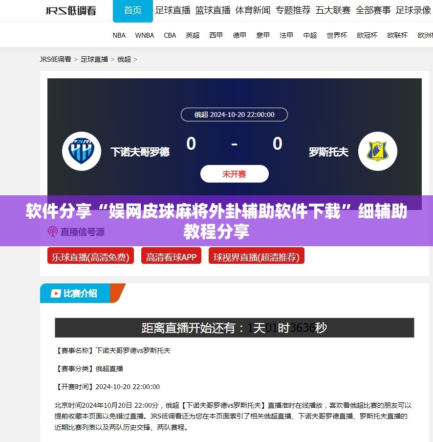 软件分享“娱网皮球麻将外卦辅助软件下载”细辅助教程分享