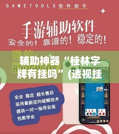 辅助神器“桂林字牌有挂吗”(透视挂)辅助下载教程