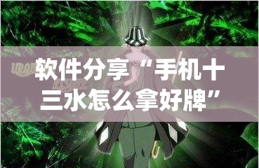 软件分享“手机十三水怎么拿好牌”(免费)开挂辅助教学(最新辅助开挂教程)