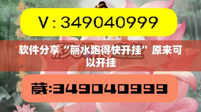 软件分享“丽水跑得快开挂	”原来可以开挂