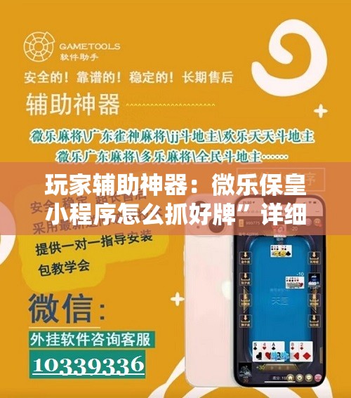 玩家辅助神器：微乐保皇小程序怎么抓好牌”详细分享装挂步骤