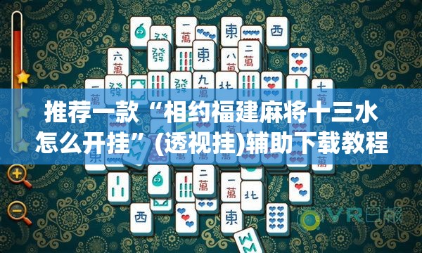 推荐一款“相约福建麻将十三水怎么开挂”(透视挂)辅助下载教程