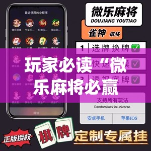 玩家必读“微乐麻将必赢方法”开挂(透视)最新辅助详细