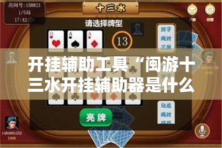 开挂辅助工具“闽游十三水开挂辅助器是什么弄的”其实确实有挂