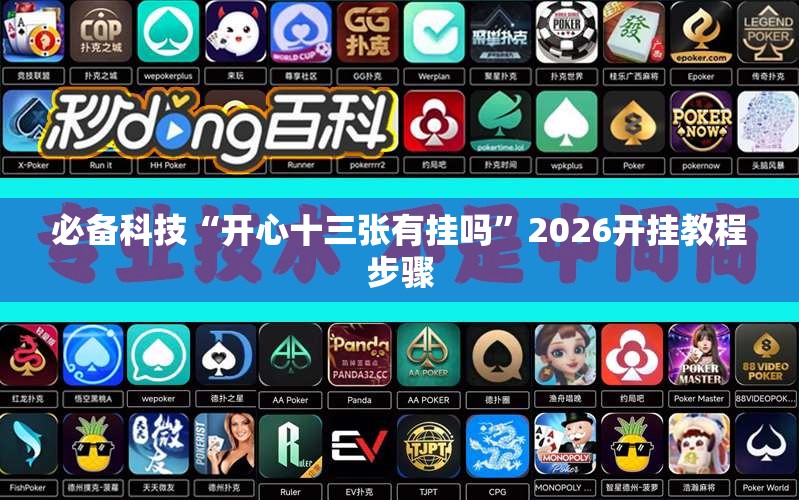 必备科技“开心十三张有挂吗	”2026开挂教程步骤