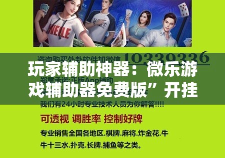 玩家辅助神器：微乐游戏辅助器免费版”开挂辅助脚本+详细开挂安装教程