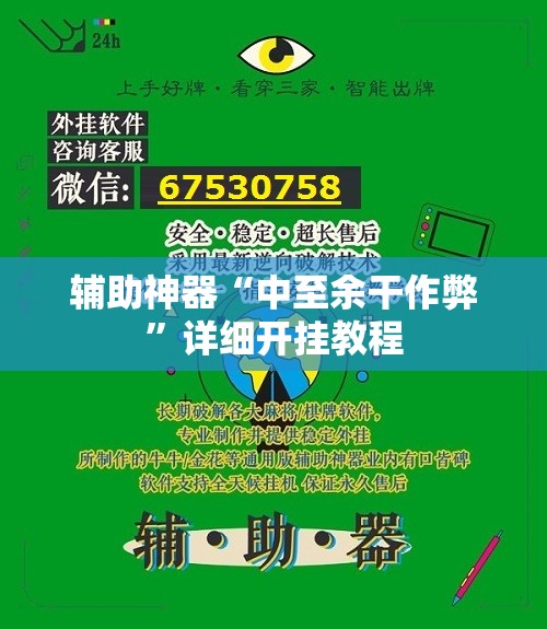辅助神器“中至余干作弊”详细开挂教程