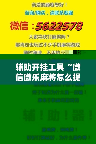 辅助开挂工具“微信微乐麻将怎么提高胜率”科技辅助神器手机版