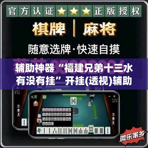 辅助神器“福建兄弟十三水有没有挂”开挂(透视)辅助神器