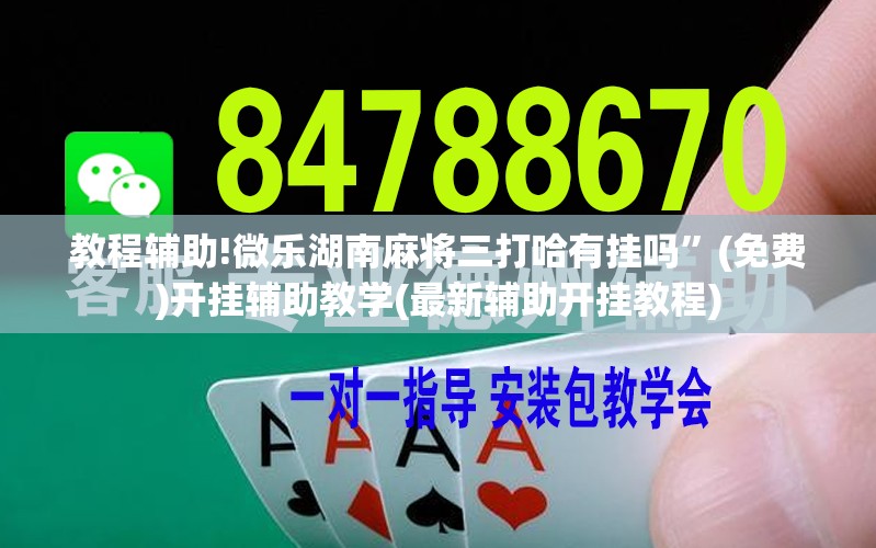 教程辅助!微乐湖南麻将三打哈有挂吗	”(免费)开挂辅助教学(最新辅助开挂教程)