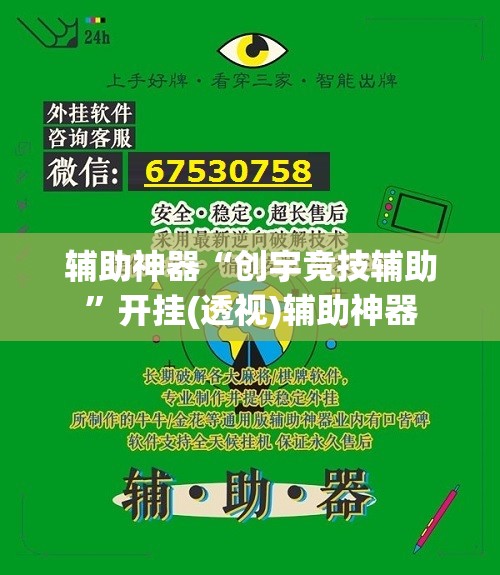 辅助神器“创宇竞技辅助”开挂(透视)辅助神器