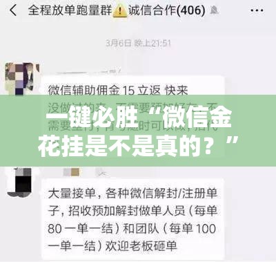 一键必胜“微信金花挂是不是真的？	”细辅助教程分享