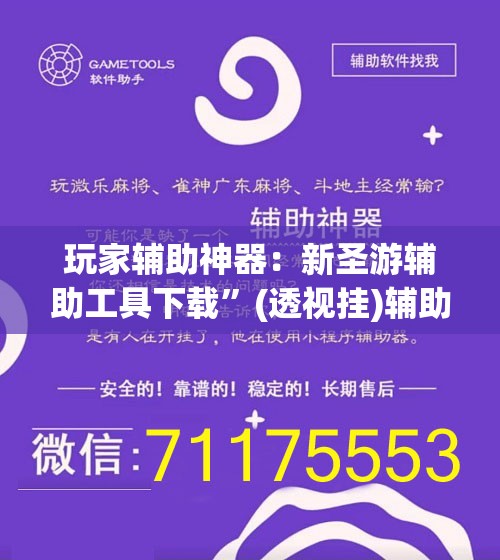 玩家辅助神器：新圣游辅助工具下载”(透视挂)辅助下载教程
