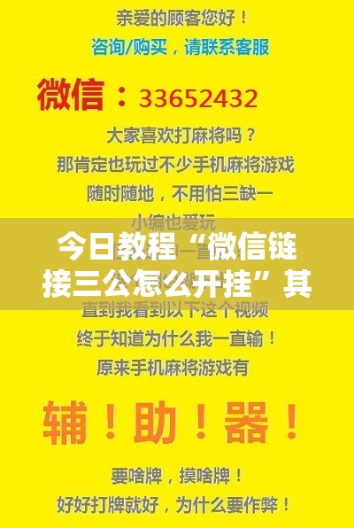 今日教程“微信链接三公怎么开挂	”其实确实有挂