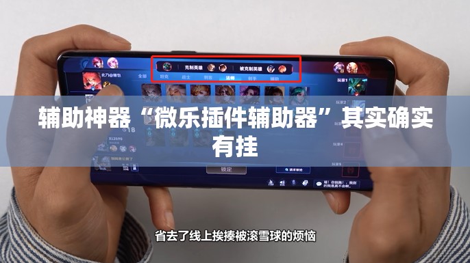 辅助神器“微乐插件辅助器	”其实确实有挂