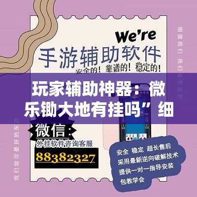 玩家辅助神器：微乐锄大地有挂吗”细辅助教程分享