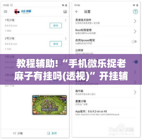 教程辅助!“手机微乐捉老麻子有挂吗(透视)”开挂辅助脚本+详细开挂安装教程