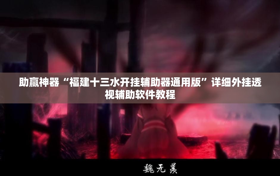 助赢神器“福建十三水开挂辅助器通用版”详细外挂透视辅助软件教程