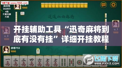 开挂辅助工具“迅奇麻将到底有没有挂”详细开挂教程