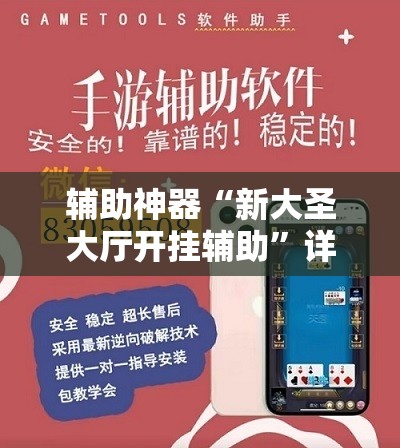 辅助神器“新大圣大厅开挂辅助”详细分享装挂步骤