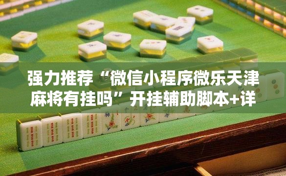 强力推荐“微信小程序微乐天津麻将有挂吗”开挂辅助脚本+详细开挂安装教程