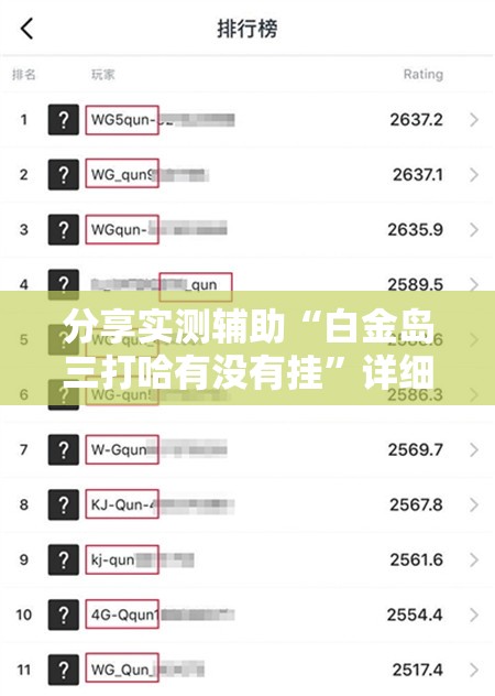 分享实测辅助“白金岛三打哈有没有挂”详细开挂教程