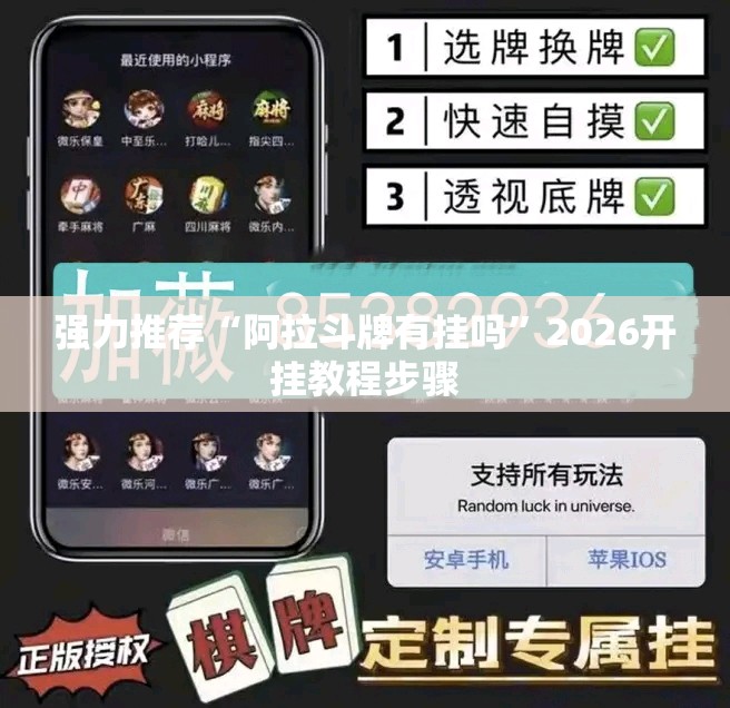 强力推荐“阿拉斗牌有挂吗”2026开挂教程步骤