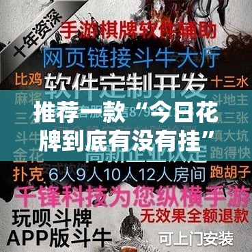 推荐一款“今日花牌到底有没有挂”详细外挂透视辅助软件教程