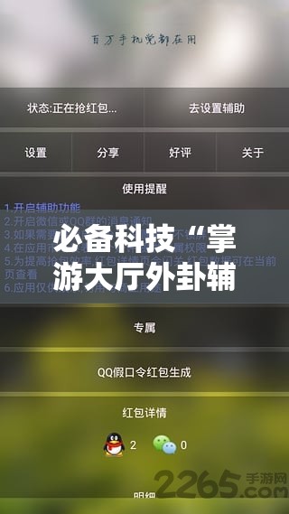 必备科技“掌游大厅外卦辅助软件下载”详细分享装挂步骤