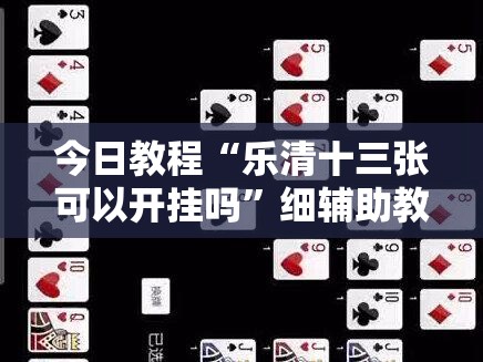 今日教程“乐清十三张可以开挂吗”细辅助教程分享