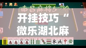 开挂技巧“微乐湖北麻将万能开挂神器”原来可以开挂