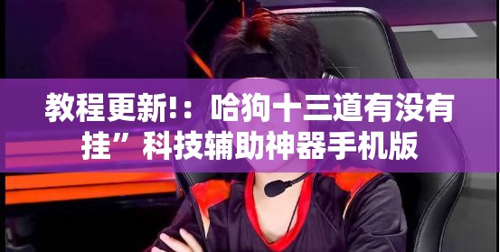 教程更新!：哈狗十三道有没有挂”科技辅助神器手机版