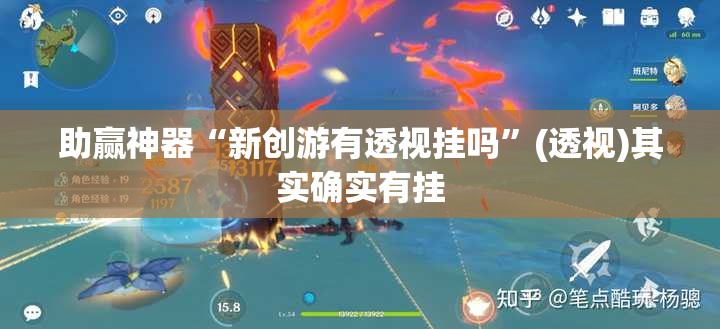 助赢神器“新创游有透视挂吗”(透视)其实确实有挂