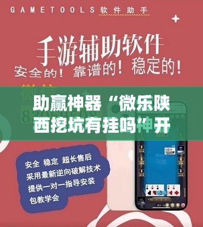 助赢神器“微乐陕西挖坑有挂吗”开挂(透视)最新辅助详细