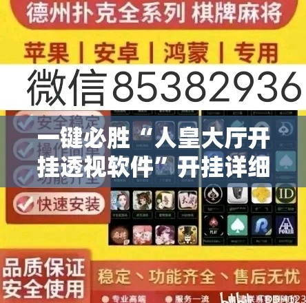 一键必胜“人皇大厅开挂透视软件”开挂详细教程