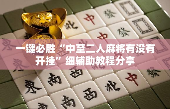 一键必胜“中至二人麻将有没有开挂”细辅助教程分享