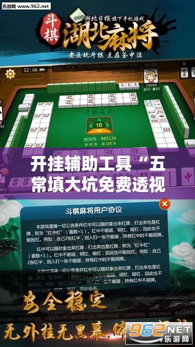 开挂辅助工具“五常填大坑免费透视软件下载”开挂详细教程