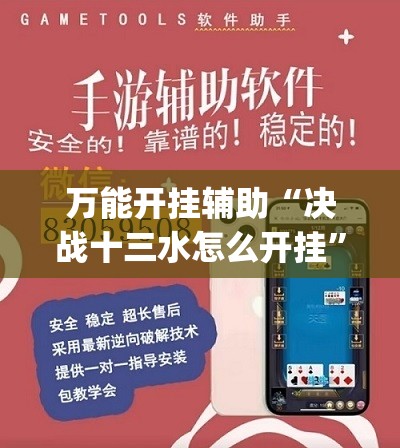 万能开挂辅助“决战十三水怎么开挂”(透视挂)辅助下载教程
