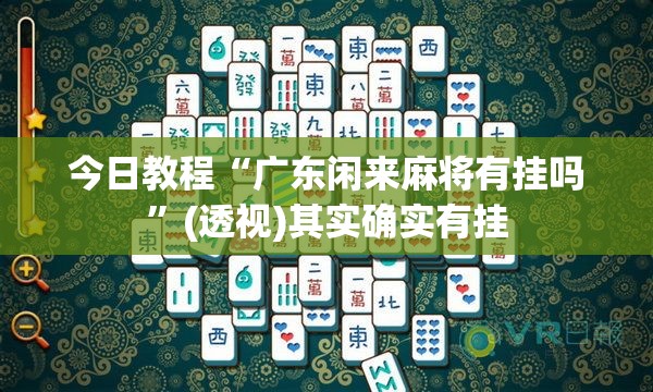 今日教程“广东闲来麻将有挂吗”(透视)其实确实有挂