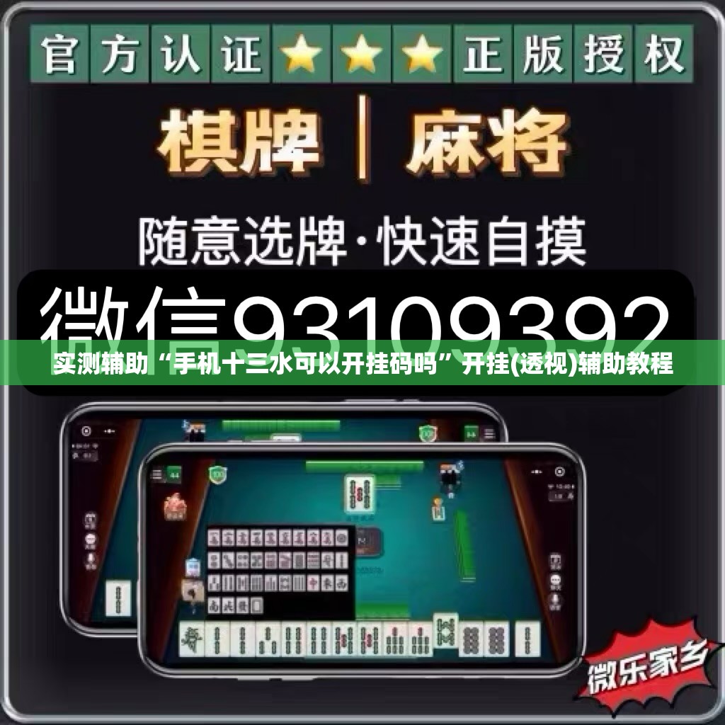 实测辅助“手机十三水可以开挂码吗	”开挂(透视)辅助教程