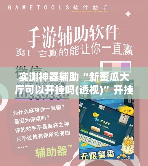 实测神器辅助“新蜜瓜大厅可以开挂吗(透视)	”开挂辅助脚本+详细开挂安装教程